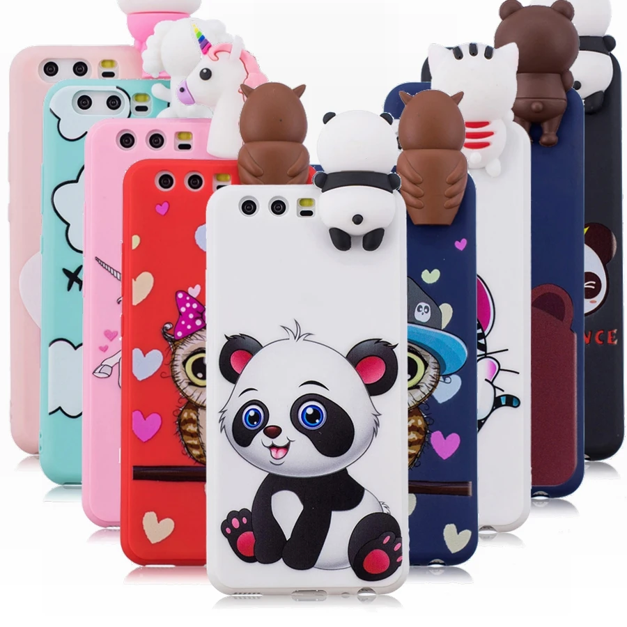 

For Huawei P10 Lite Case Cover 3D Pattern Silicone for huawei P10 P10 lite Case Soft TPU cover For huawei P10lite P10 Phone bag