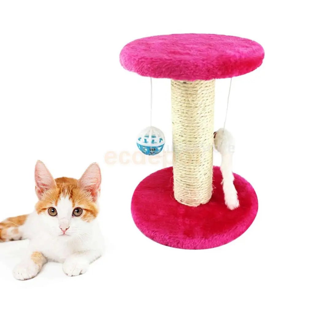 Petsola Когтеточка для кошек W/подвесная мышь, игровая игрушка, центр деятельности, мебель для дома, принт с тигром для кошек, Когтеточка для сна