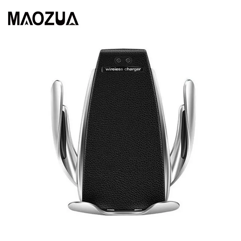 

S5 Car Qi Wireless Charger Mount For iPhone XS Max X 8 10w Fast Wirless Charging Wireless Car Charger For Samsung Xiaomi Huawei