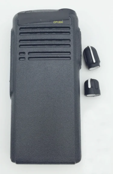 

5pc Black Housing Case Front Cover+Volume Channel Knob For Motorola CP1200 CP1208 Portable Radio