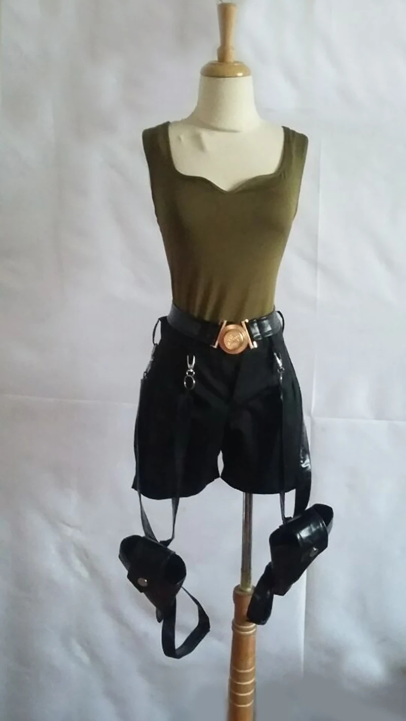 Игра Tomb Raider Lara Croft косплей костюм Женская Сексуальная Хэллоуин Карнавальная Униформа полный набор с пистолетной сумкой индивидуальный заказ