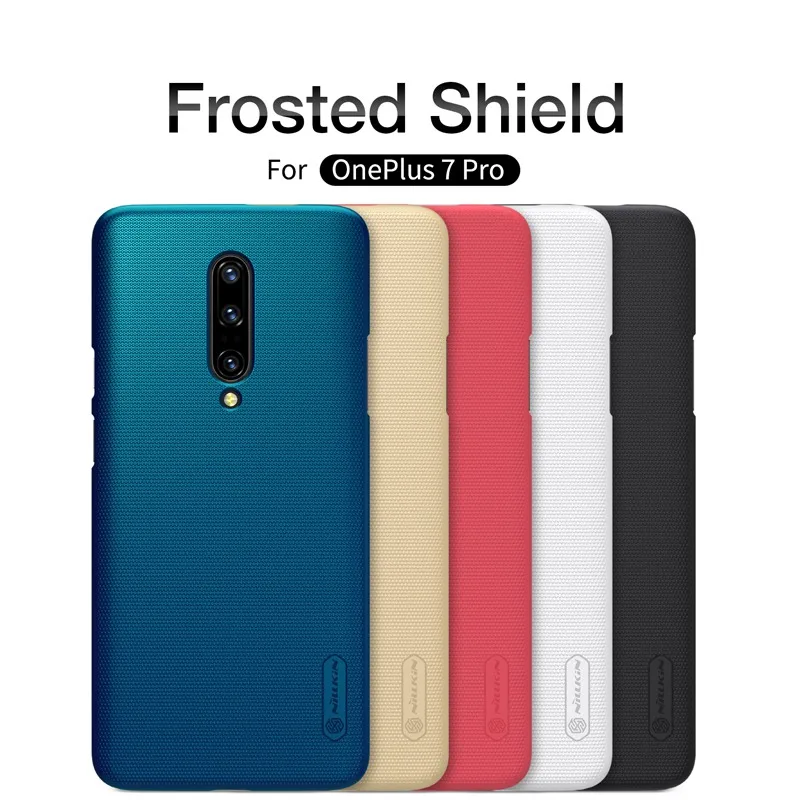 

Oneplus 7 Pro case armor cover 6,67" Nillkin shockproof case for Oneplus 7 Pro frosted shield hard coque etui 360 on