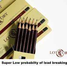 1 кор./лот небьющиеся деревянные карандаши для рисования для учащихся эскиз и рисунок, QB00009