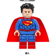 GUSUG 100 шт. XH667 Супер герои Marvel Супермен лучший подарок DIY строительные блоки детские игрушки, строительные блоки