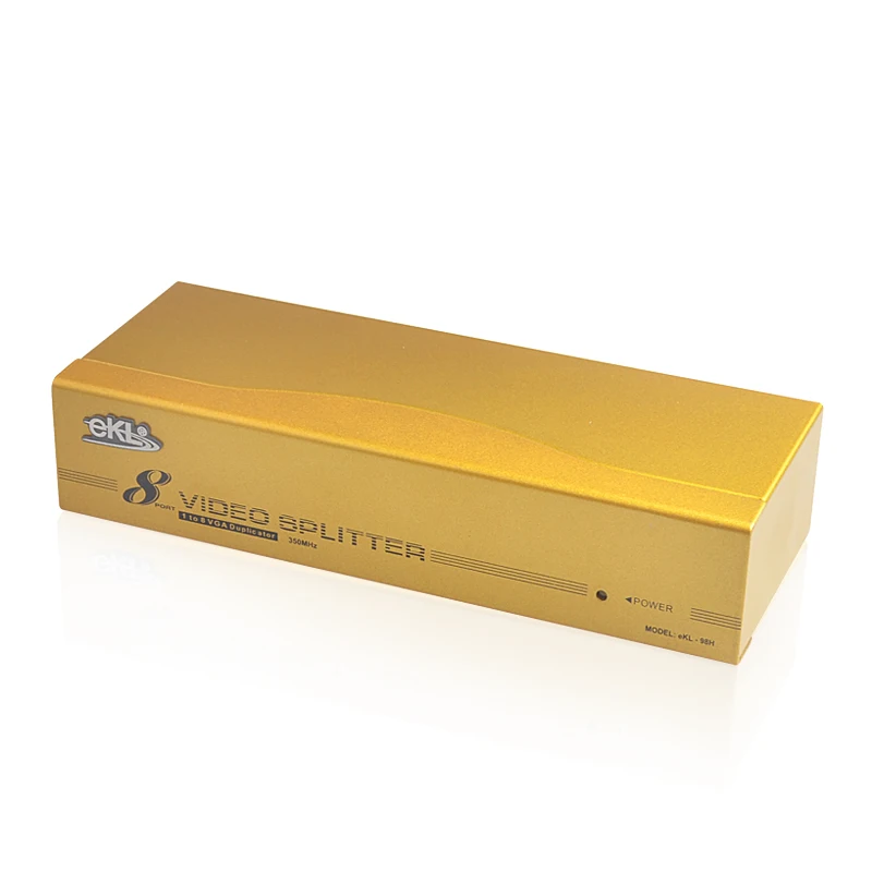 

EKL 8 Port VGA Splitter 1xvga input 8xvga output 350MHz video splitter