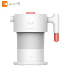 Mijia Deerma складной электрический чайник 600 мл портативный ручной мгновенный нагрев Электрический чайник для воды съемный провод для путешествий