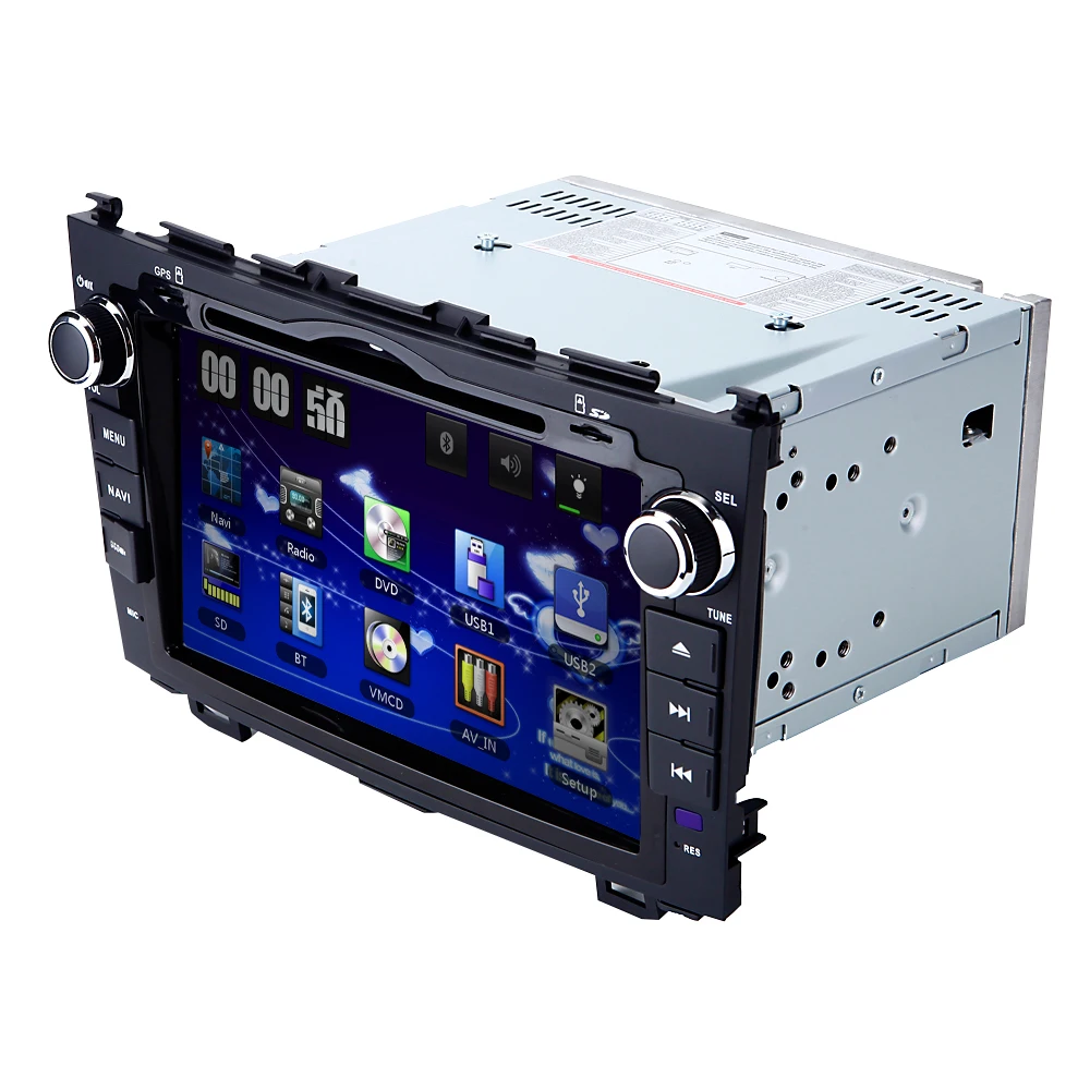

8 Inch 2 din car audio HD Touch Screen stereo DVD Player With GPS Navigation For Honda CRV 2007 2008 2009 2010 2011 radio