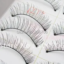 200 пар ручной работы природных ручной работы Длинные ресницы Накладные ресницы#217