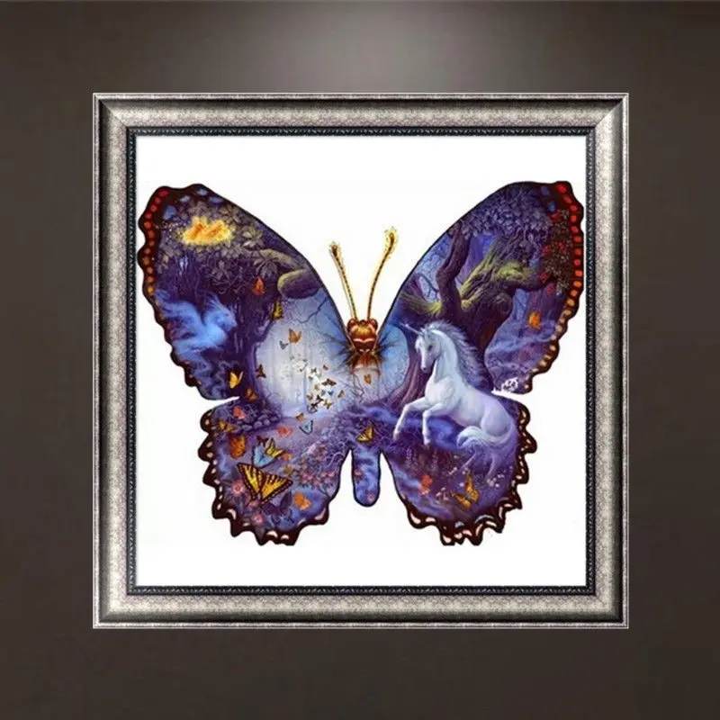 5D Diamond Embroidery Butterfly Painting Cross Stitch Home Decor Craft