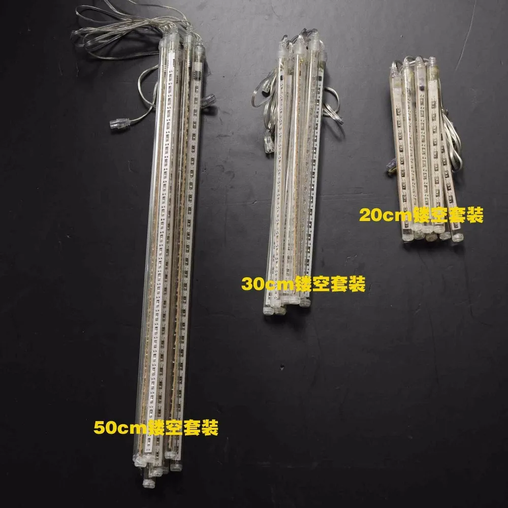 Многоцветный 30 см метеоритный дождь трубы AC100-240V светодиодный Рождественский светильник s Свадебная вечеринка сад Рождественский струнный светильник ZYD0012