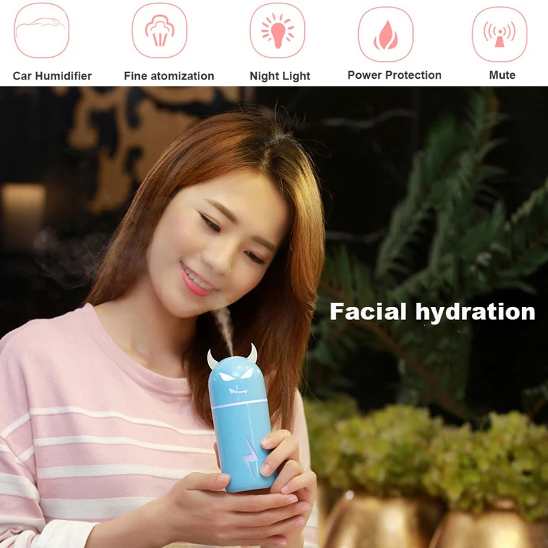 

2019 Drop Shpping LED USB Aromatherapy USB Mist Maker Portable Universal Nebuliser USB Humidifier for Home