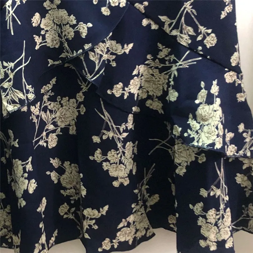  Women Summer Dress Boho Sexy Elegant Casual Floral Print V-Neck Bandage Mini Dress Ladies Sexy Party Dress #4A22 (15)