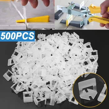 

500pcs Plastic Ceramic Tile Leveling System Clips Plier Tiling Tile Leveler Tool Kit Wall Floor carrelage For Tiling Tools