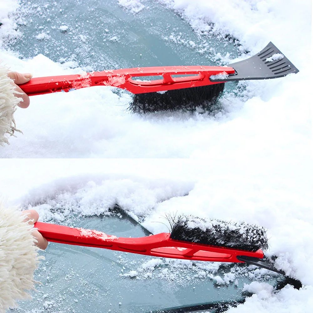 

Wholesale Car Styling Car Accessories Vehicle Snow Ice Scraper Snowbrush Shovel Removal 7.9 Inch Brush Winter Outdoor Clean Tool