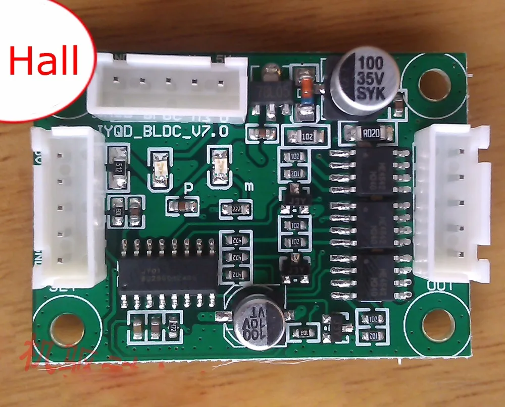 

DC 12v 24v 3A 70W JYQD_V7.0 10V-28V brushless Hall dc motor driver control/xj