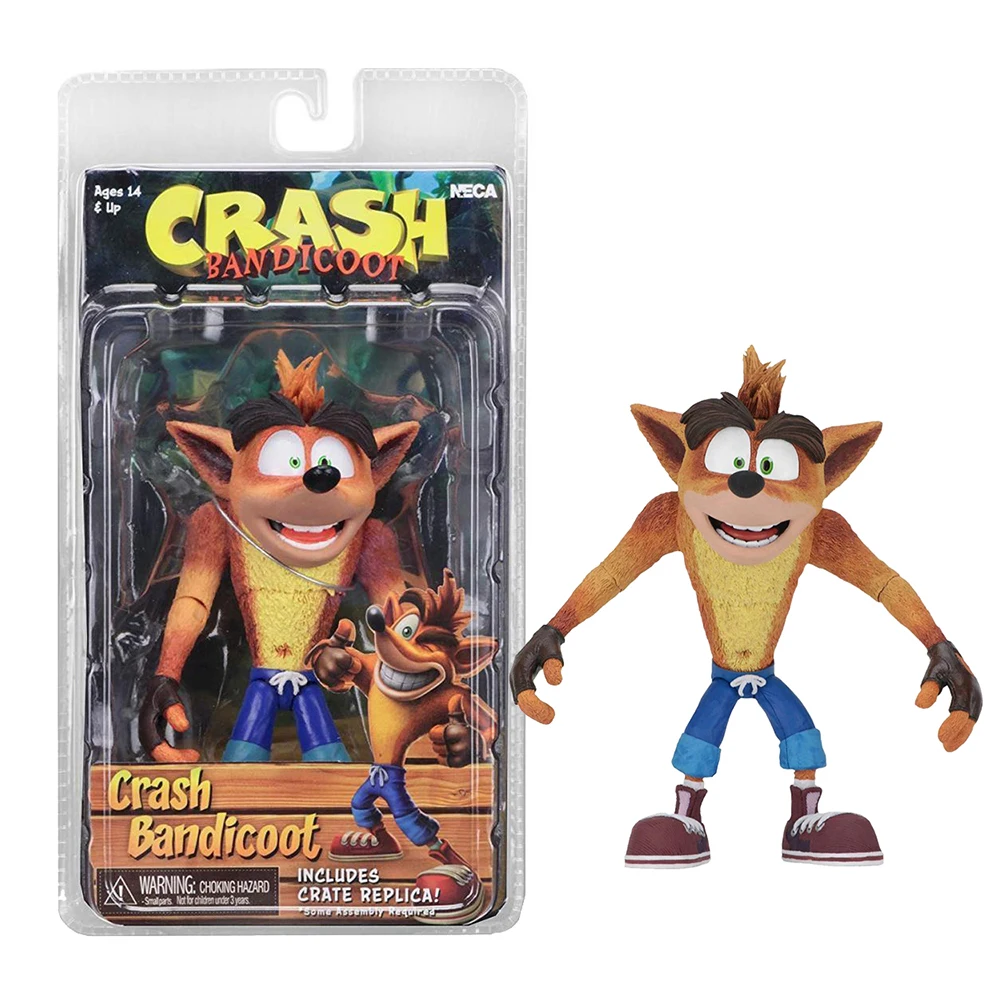NECA Anime Game Crash Bandicoot PVC Action Figure Collectible Model Toys Christmas Gift (3)