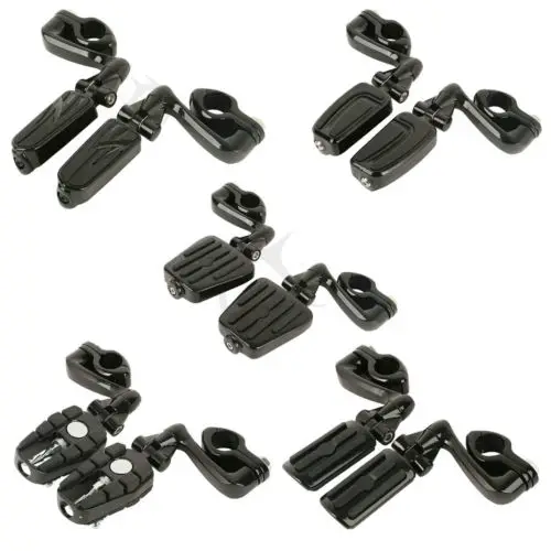 

Motorcycle 32mm 1 1/4" Engine Guard Mount Kit Foot Peg For Harley Suzuki Indian
