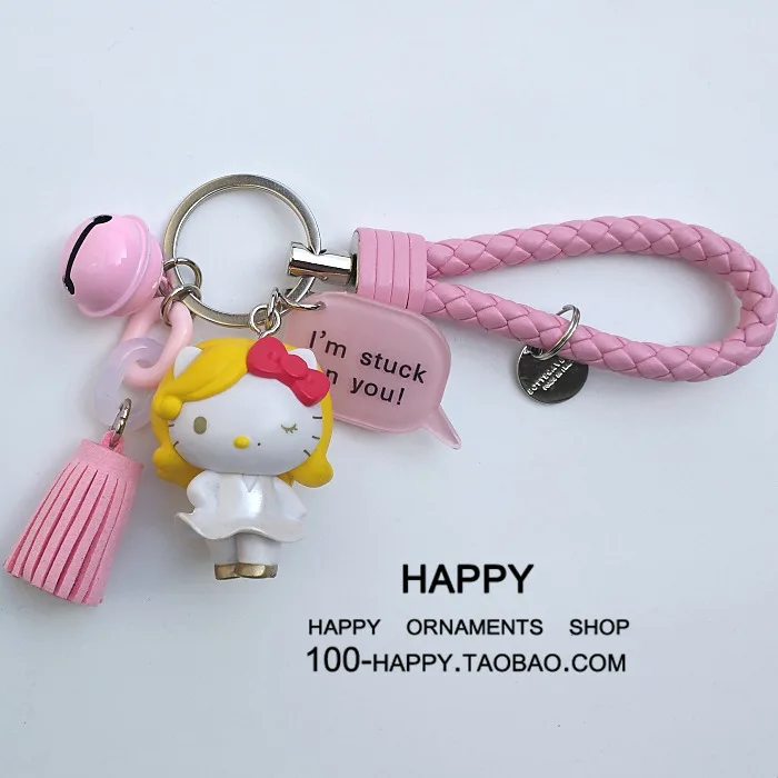 Брелок Корея оригинальность рисунок Hello Kitty Cat цепи женщина Фонд сумка