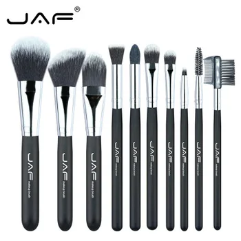 Best By DHL 100Sets/Lot Fashionable 10pieces/Set Cosmetic Makeup Brush Set Professional Soft Taklon Fiber Make Up Brushes Tool Kit