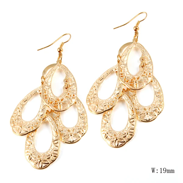 

DI-135 Women's Fashion Alloy Crystal Rhinestone Earrings Women's Jewelry Gift Fashion Inlaid Three Big Pearl Earrings gift