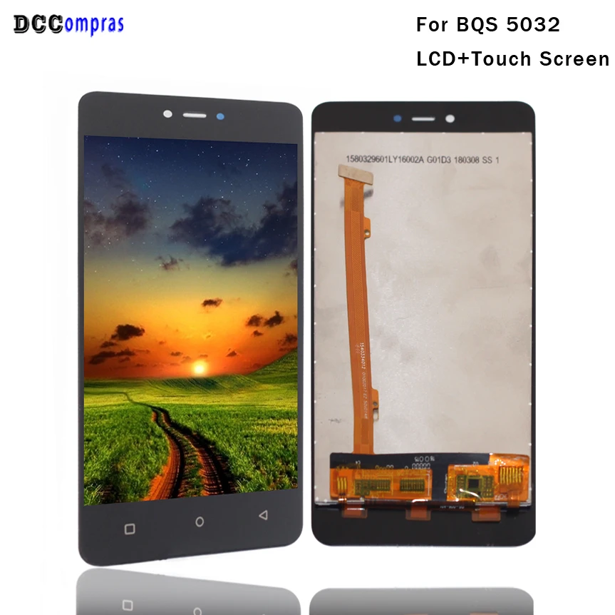 For BQ BQS 5032 LCD Display Touch Screen Digitizer Assembly Phone Parts Free Tools | Мобильные телефоны и аксессуары