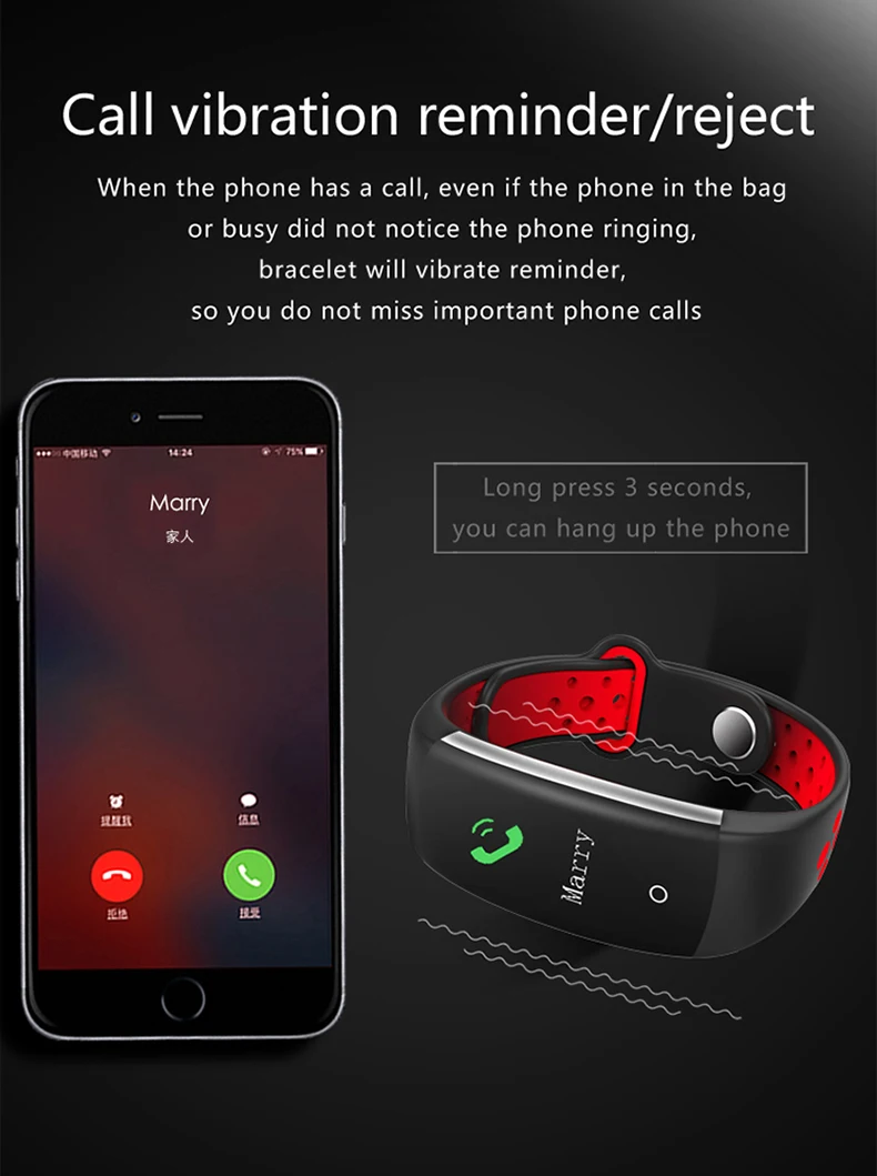 Q6 фитнес-трекер Браслет HR смарт-браслет водонепроницаемый смарт-браслет Трекер Активности Сна затвор для Android IOS smartwatch