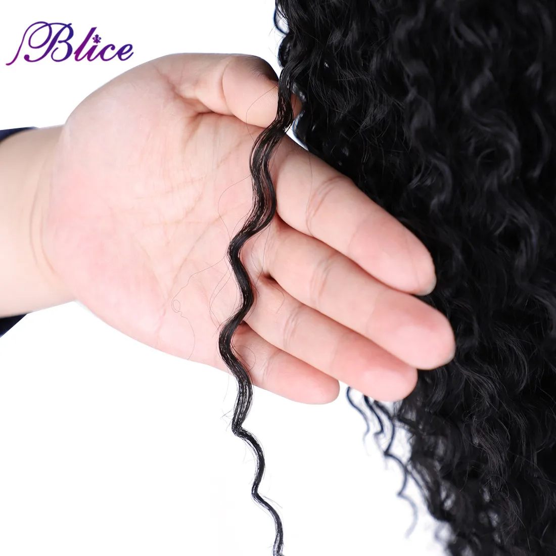 Blice Synthetic Afro Kinky Curly Hair Ponytail 18\