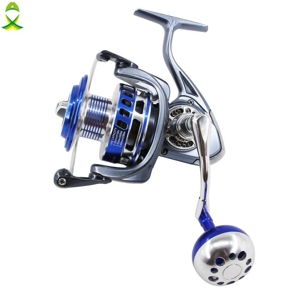 JSM size 4000-7000 Full Metal Spinning Fishing Reels 12+1 Ball Bearings  High Speed Saltwater Spinfisher V Spinning Reel - AliExpress