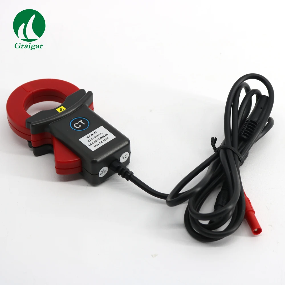 

ETCR040 AC Leakage and Current Detection Clamp Meter Range 0.00mA-600A Resolution 0.01mA