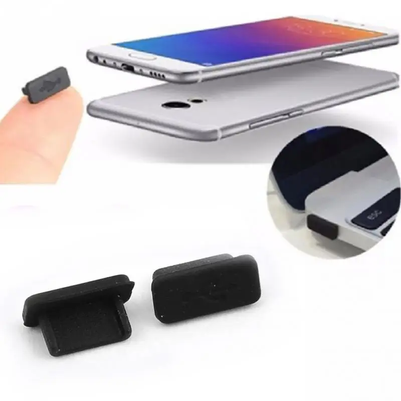 

2pcs USB Type-C charge port dust plug for USB Type C cable Interface protector forr xiaomi for huawei P9 P10 Anti Dust Plug