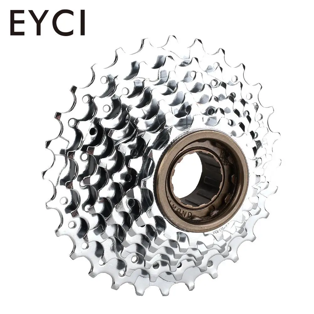 EYCI Mountain Bike Cycling 7 Speed Flywheel 13 28T Crankset Rear Wheel