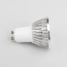 GU10 светодиодный лампы 3 Вт высокой мощности Мощность прожектор AC85-230AC 300lm под углом 45 градусов 10 шт./лот