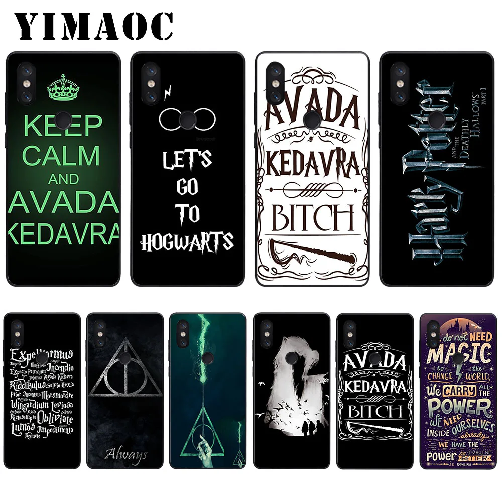 

YIMAOC Harry Potter Avada Design Soft Case for Xiaomi Mi5 Mi5S Mi6 Mi9 Mi8 Lite SE A1 A2 Lite Pocophone F1 MAX 3