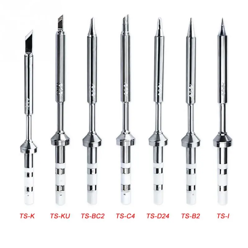 

1 Piece Mini Digital LCD Soldering Soldering Iron Soldering Accessory Soldering Tip 105mm For TS100 mini soldering station