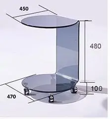 Best Small tea table . bending glass table 7