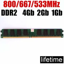 DDR2 4GB Memory Intel-For 800mhz-1gb Ram-Lifetime Warranty-800mhz AMD 2GB 2-800