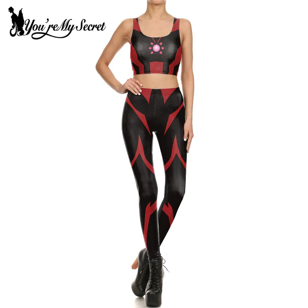 

[You're My Secret] 2019 New Superman Hero 3D Digital Printe Leggings Women Fitness Leggins Workout Legging Sets Sexy Leggings