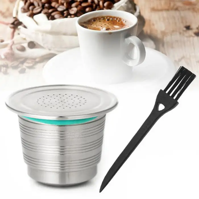Многоразовая перезаправляемая кофейная капсула фильтр из нержавеющей стали для капсул Nespresso E2S