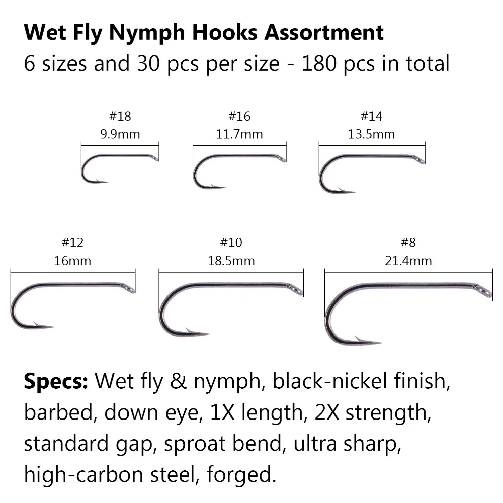Wet fly nymph hook 2