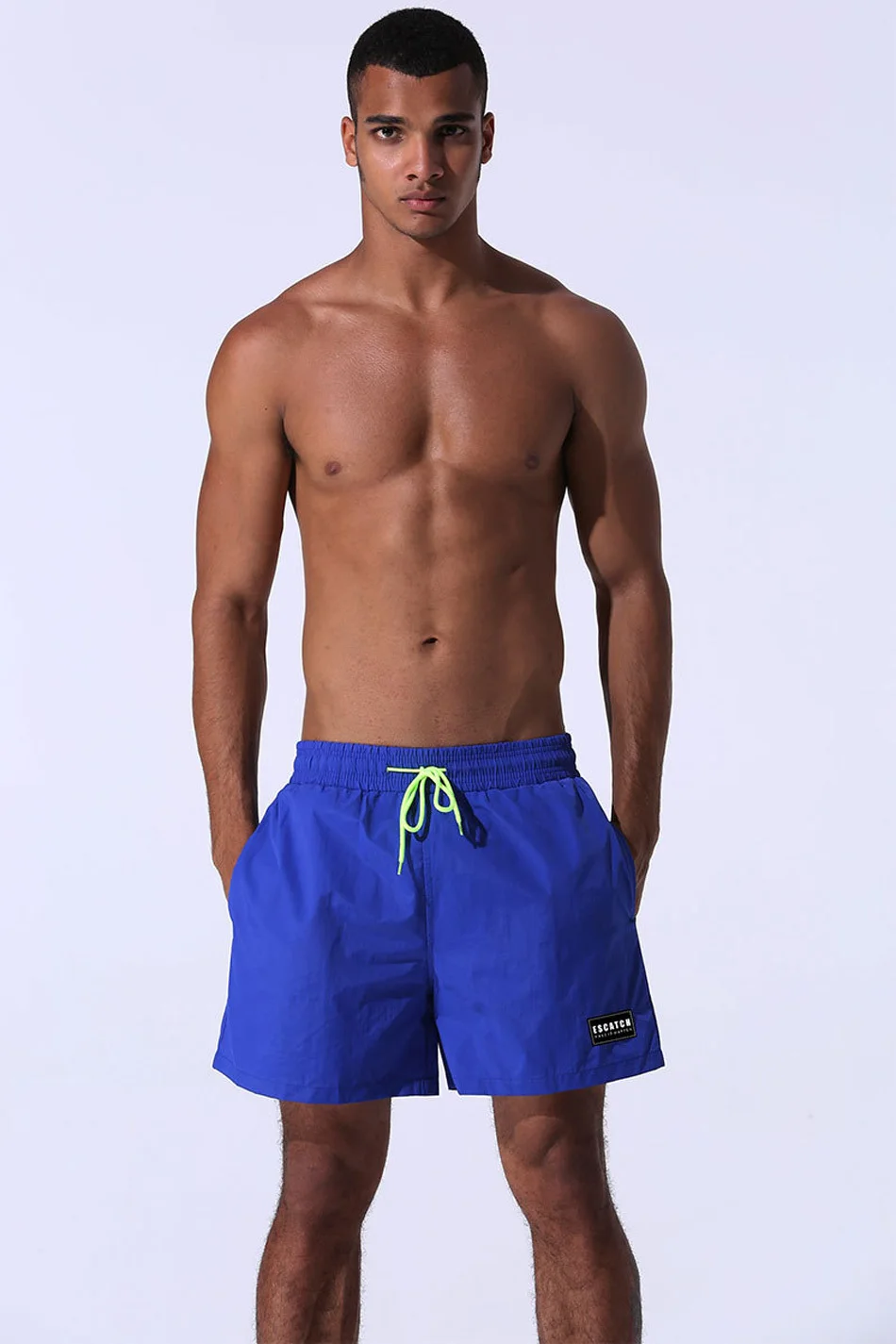 2018 stroje kąpielowe mężczyźni pływanie Trunks Mens Swim Briefs Maillot de Bain Homme strój kąpielowy Bermudy Surf Beach Wear Man Board Spodenki -