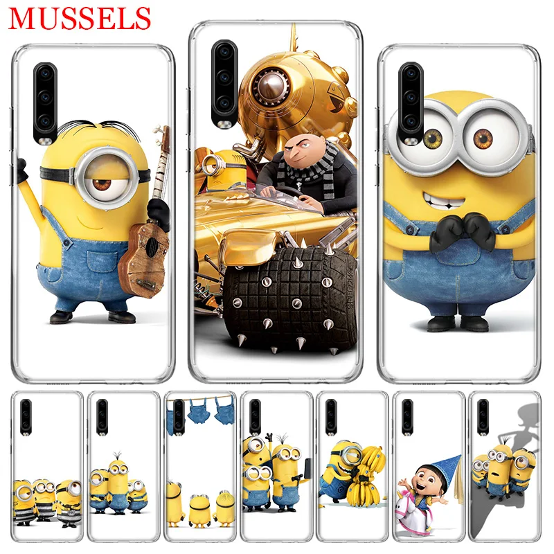 

Minions Cute Cool Popular Phone Case for Huawei P30 P20 Mate 20 10 Pro P10 Lite P Smart + Plus Z 2019 Customized Cover Cases