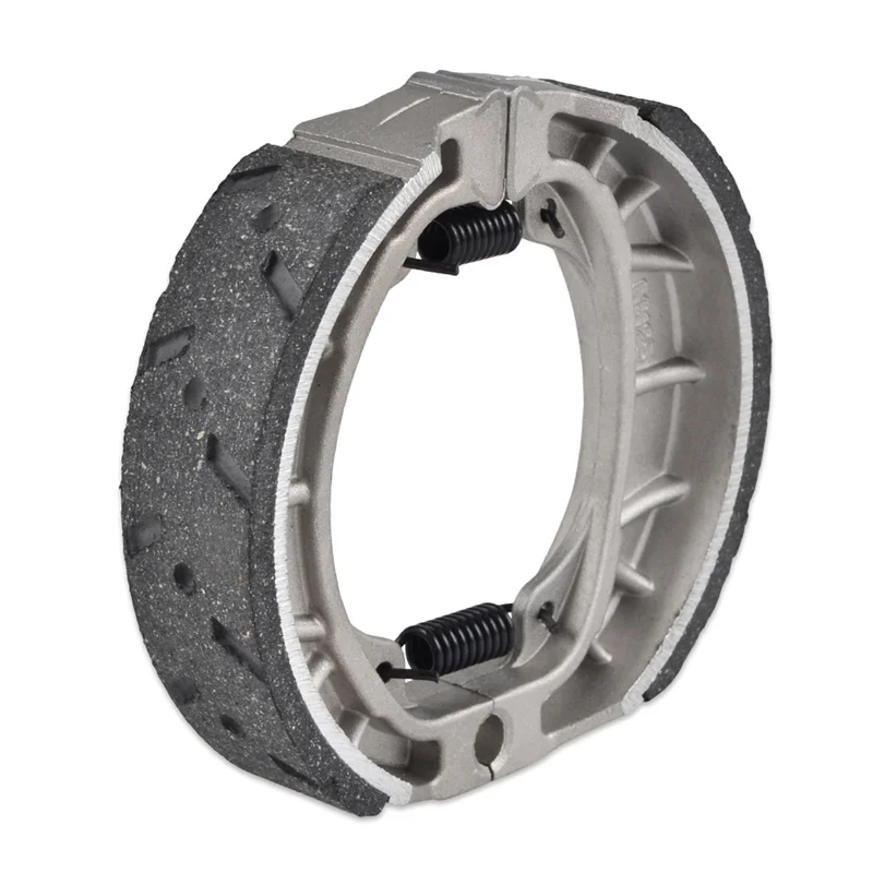 

110x25mm Brake Shoes Spring Set Water Grooved Pattern Front Rear For Honda CA200 CT200 C90 CL90 CA90 CM90 CM91 #45120-001-010