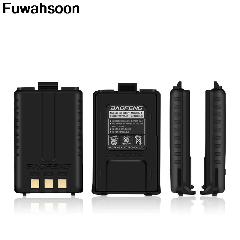 Baofeng 1800 mAh литий ионный аккумулятор BL 5L для UV 5R 5RE рация двухстороннее радио|Рации| |