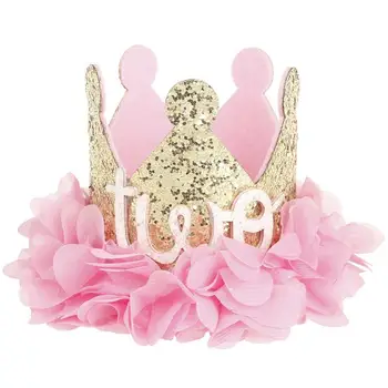 

1PCS Cat Birthday Hat Cute Decorative Crown Shape Pet Headband Dog Headwear Pet Hair Accessories Pet Cosplay Costume