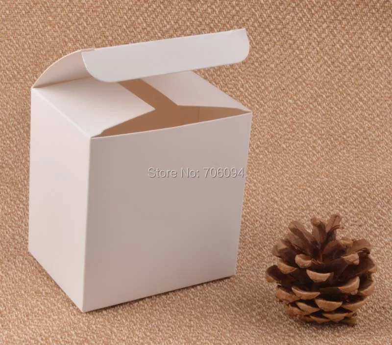 8*6*8.5 см косметический/украшения белая бумажная коробка 3.1 ''* 2.4''* 3.3'' ручной работы, подарочные коробки, эфирное масло, пользовательские коробка логотип 100 шт./лот