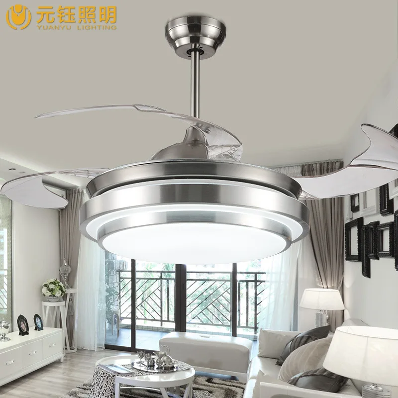 modern quiet led ceiling fan 100-240v invisible ceiling fan lamp european ceiling lights for living room bed room 1042 ceiling-fan-light-remote : image modern quiet led ceiling fan 100-240v invisible ceiling fan lamp european ceiling lights for living room bed room 1042 ceiling-fan-light-remote
