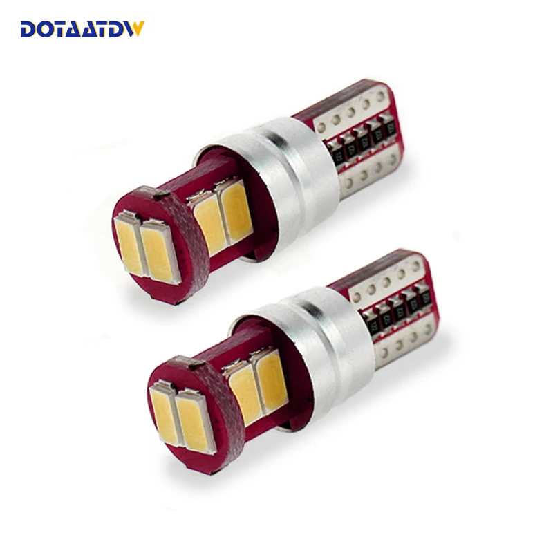 DOTAATDW 2x t10 Светодиодная лампа w5w Светодиодные Автомобильные ДХО 5630 SMD 194 168 6