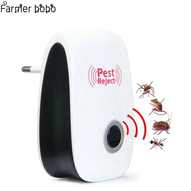 2pcs US EU Plug Ultrasonic Insect Repellent Electronic Indoor Insect