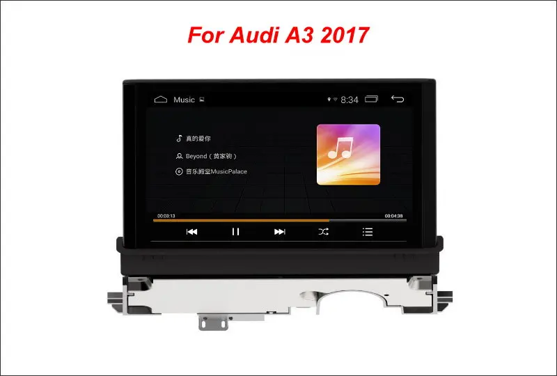 Автомобильный Android мультимедийный плеер для Audi A3 стерео видео Радио RDS CD DVD плеер gps навигационная система HD экран дисплей ТВ