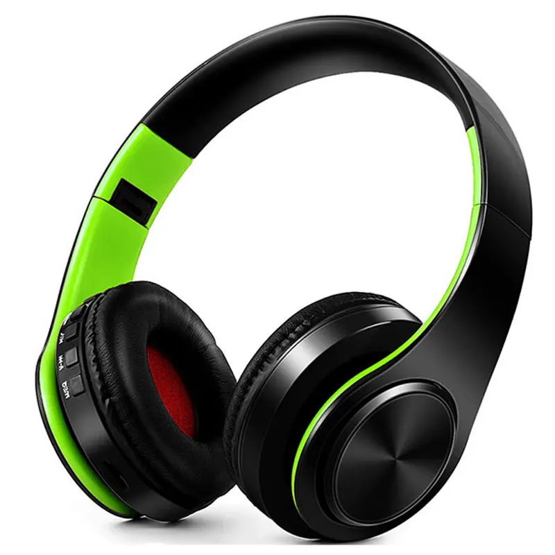 

IceRay Quality Stereo Mp3 Wireless Bluetooth Headphone for phone support SD card with mic